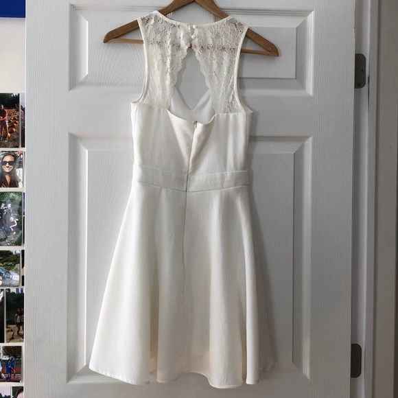 White Mini Dress Charlotte Russe - Picture 4 of 8